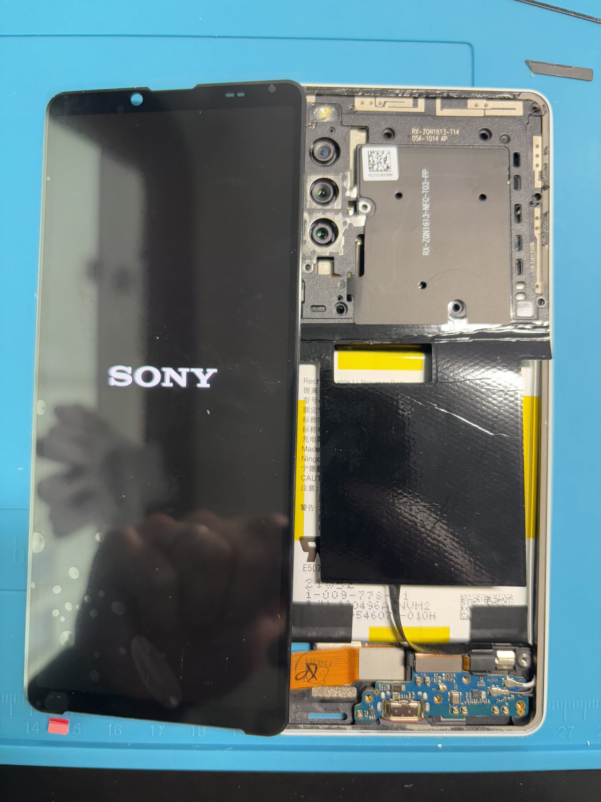 XPERIA 10Ⅲ 仮付け動作確認