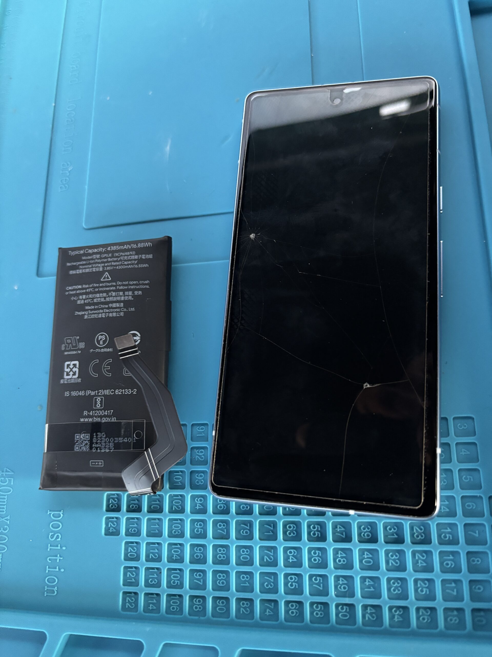 Pixel7aバッテリー交換